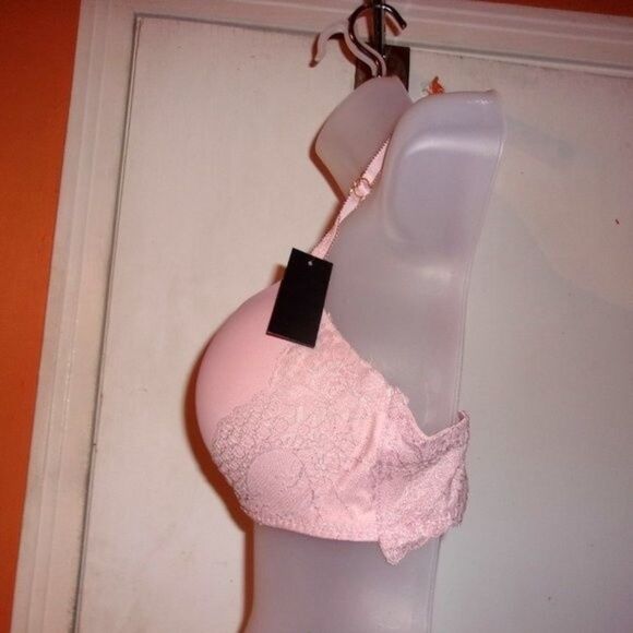 Youmita Misty Rose Lace Soft Cup Demi 36B Bra NWT - Picture 6 of 12